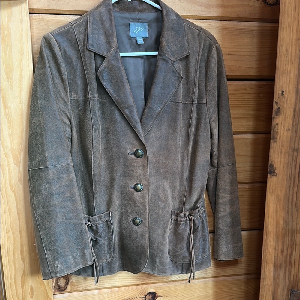 J Jill Sueded Leather Jacket